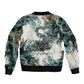 Anuket Egyptian Bomber Jacket Goddess of the Nile Flowing Water Gazelle Spirit The Embracer