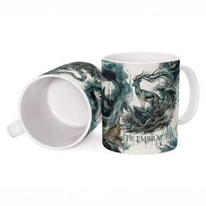 Anuket Egyptian Ceramic Mug Goddess of the Nile Flowing Water Gazelle Spirit The Embracer
