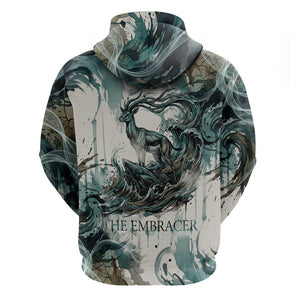 Anuket Egyptian Hoodie Goddess of the Nile Flowing Water Gazelle Spirit The Embracer