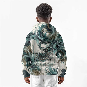 Anuket Egyptian Kid Hoodie Goddess of the Nile Flowing Water Gazelle Spirit The Embracer