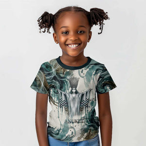 Anuket Egyptian Kid T shirt Goddess of the Nile Flowing Water Gazelle Spirit The Embracer
