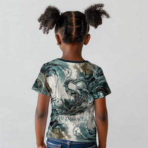 Anuket Egyptian Kid T shirt Goddess of the Nile Flowing Water Gazelle Spirit The Embracer