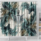 Anuket Egyptian Shower Curtain Goddess of the Nile Flowing Water Gazelle Spirit The Embracer