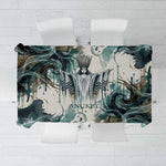 Anuket Egyptian Tablecloth Goddess of the Nile Flowing Water Gazelle Spirit The Embracer