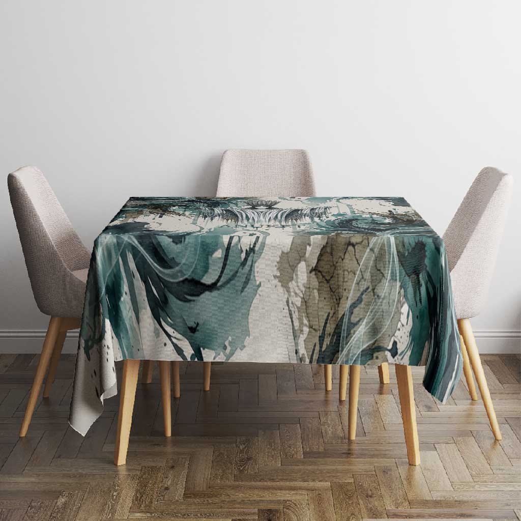 Anuket Egyptian Tablecloth Goddess of the Nile Flowing Water Gazelle Spirit The Embracer