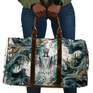 Anuket Egyptian Travel Bag Goddess of the Nile Flowing Water Gazelle Spirit The Embracer