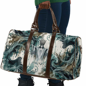 Anuket Egyptian Travel Bag Goddess of the Nile Flowing Water Gazelle Spirit The Embracer