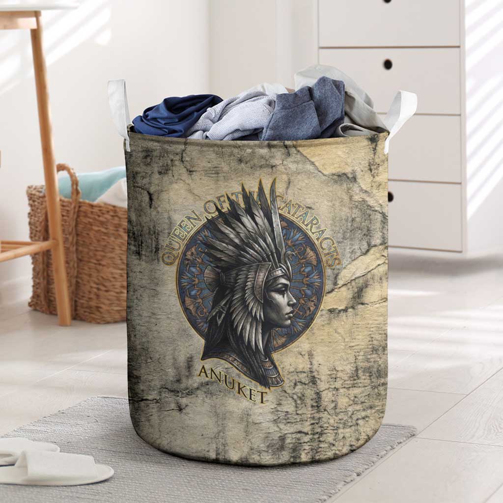 Anuket Laundry Basket Egyptian Queen of the Cataracts Ankh Symbol