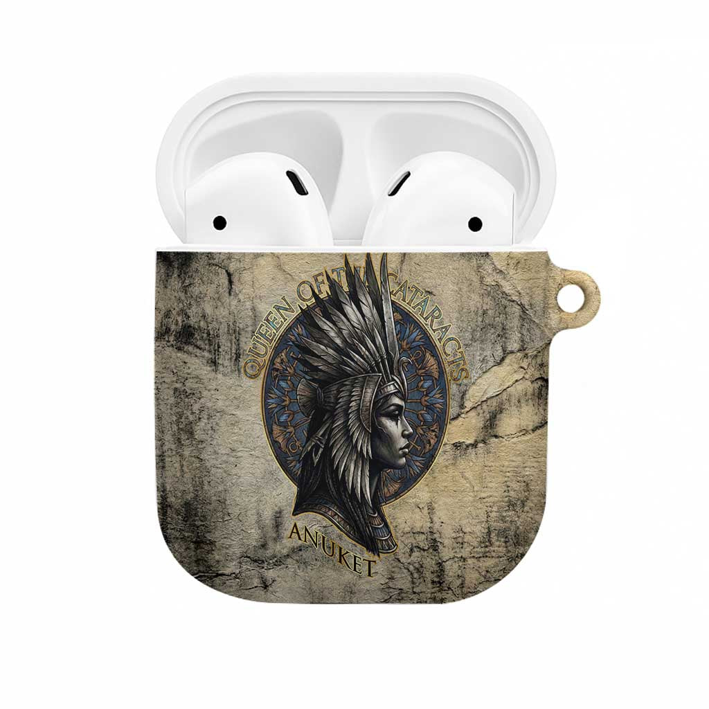 Anuket AirPods Case Egyptian Queen of the Cataracts Ankh Symbol