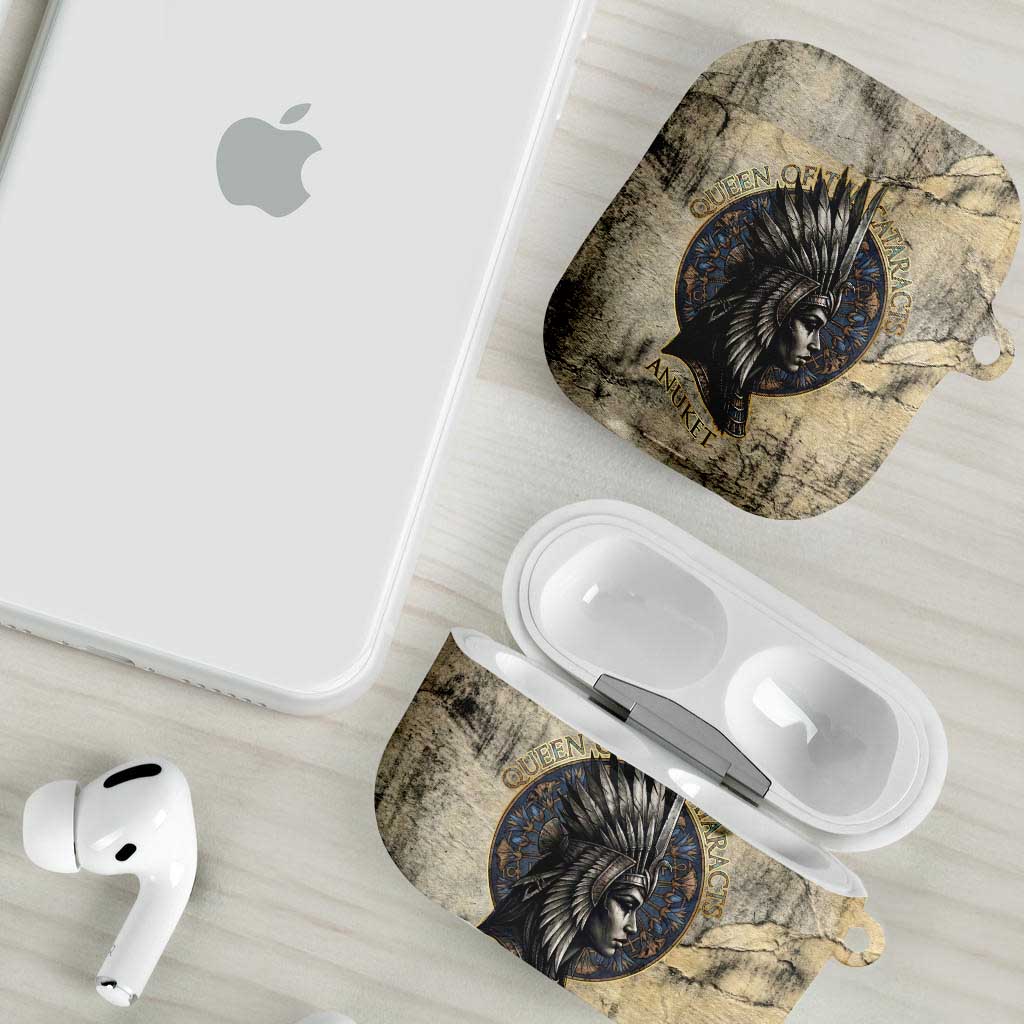 Anuket AirPods Case Egyptian Queen of the Cataracts Ankh Symbol
