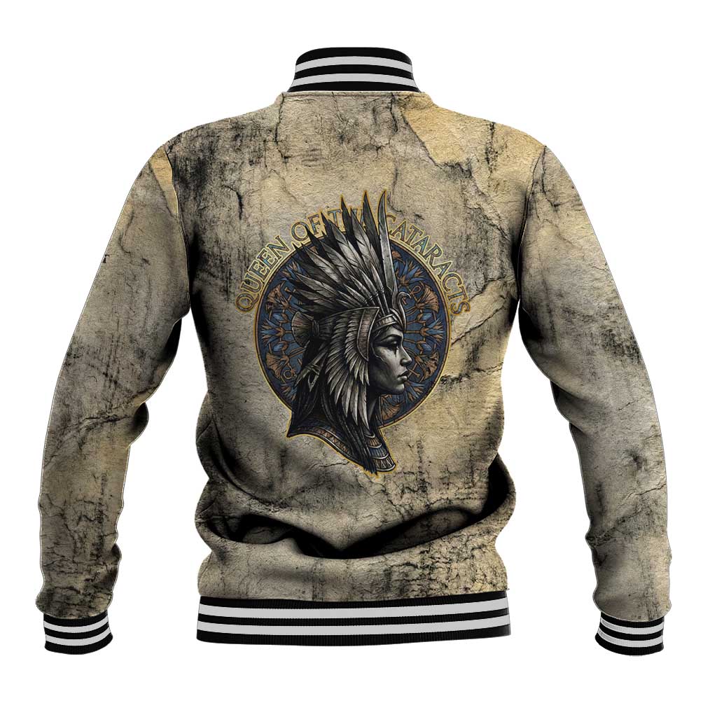 Anuket Baseball Jacket Egyptian Queen of the Cataracts Ankh Symbol