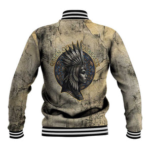 Anuket Baseball Jacket Egyptian Queen of the Cataracts Ankh Symbol