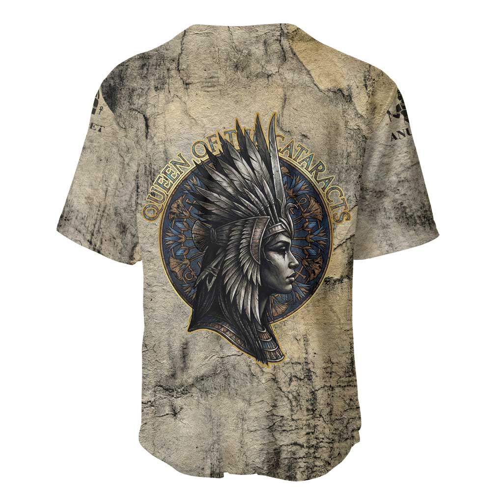Anuket Baseball Jersey Egyptian Queen of the Cataracts Ankh Symbol