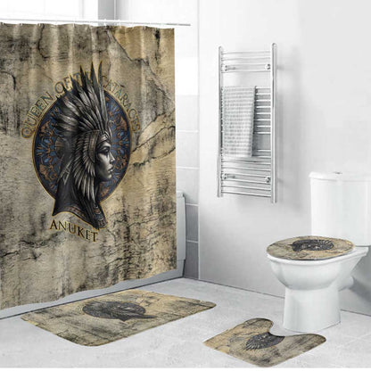 Anuket Bathroom Set Egyptian Queen of the Cataracts Ankh Symbol