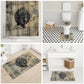Anuket Bathroom Set Egyptian Queen of the Cataracts Ankh Symbol