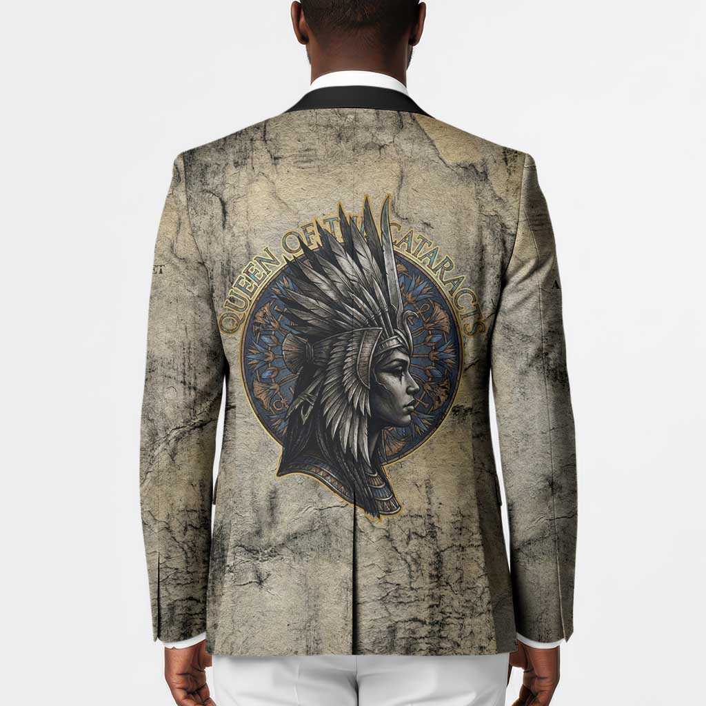 Anuket Blazer Egyptian Queen of the Cataracts Ankh Symbol