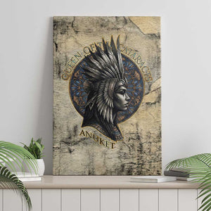 Anuket Canvas Wall Art Egyptian Queen of the Cataracts Ankh Symbol
