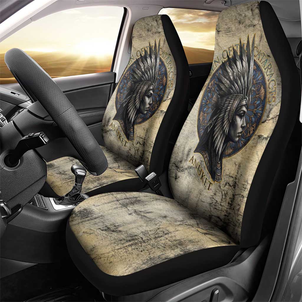 Anuket Car Seat Cover Egyptian Queen of the Cataracts Ankh Symbol