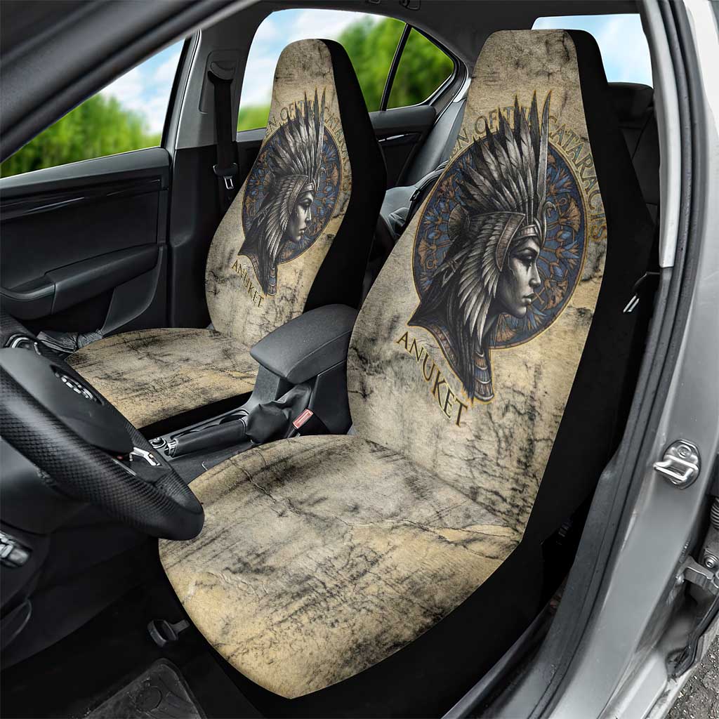 Anuket Car Seat Cover Egyptian Queen of the Cataracts Ankh Symbol