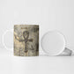 Anuket Ceramic Mug Egyptian Queen of the Cataracts Ankh Symbol