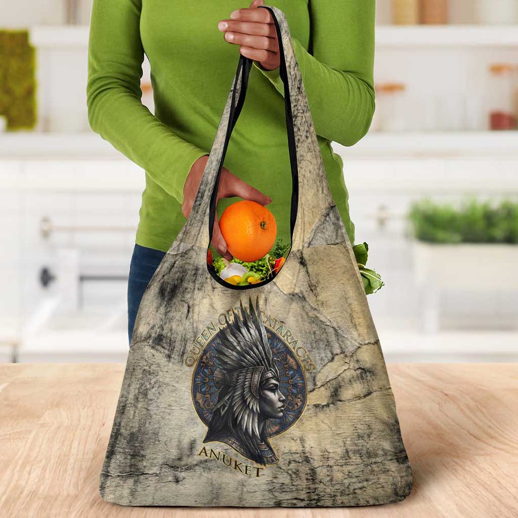 Anuket Grocery Bag Egyptian Queen of the Cataracts Ankh Symbol