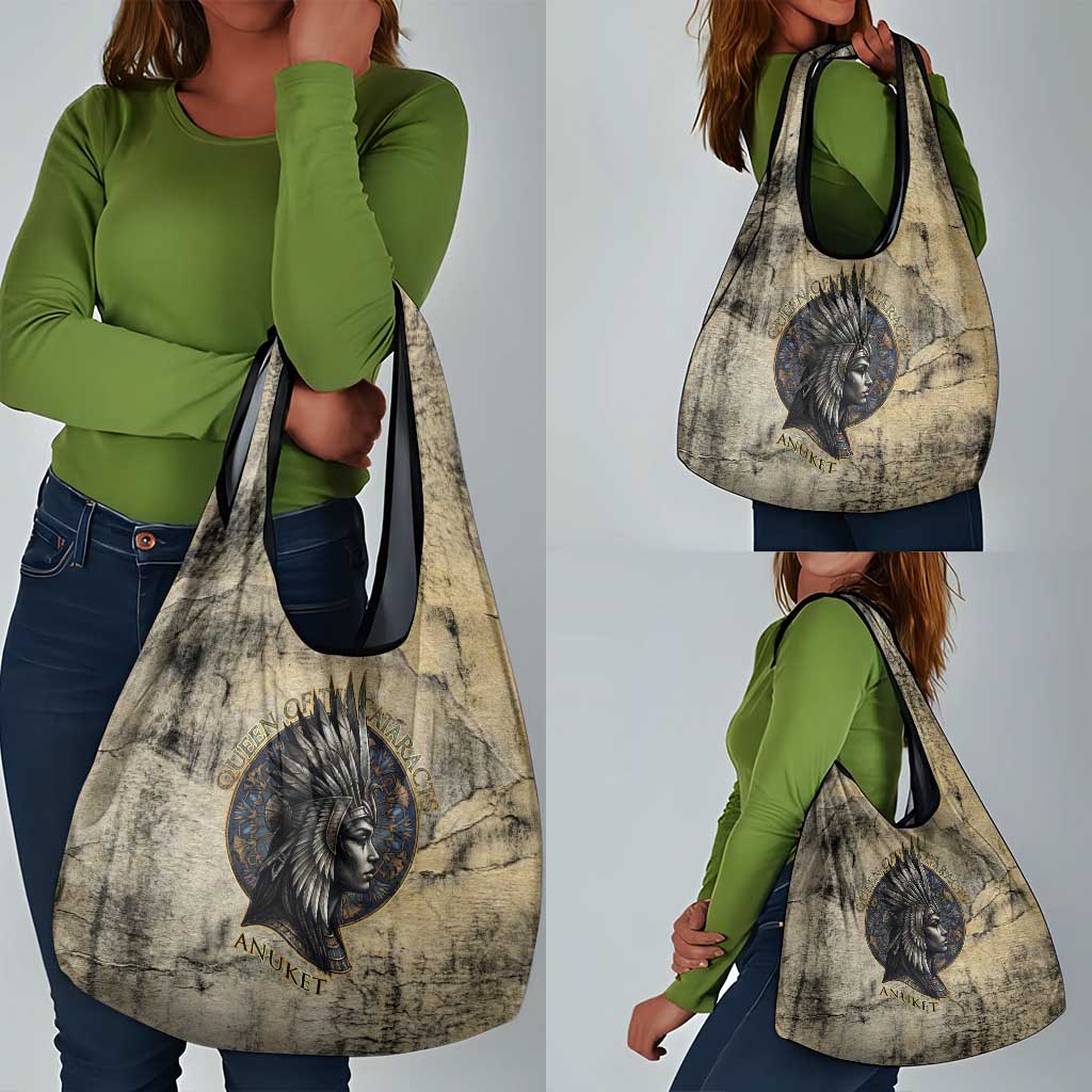 Anuket Grocery Bag Egyptian Queen of the Cataracts Ankh Symbol