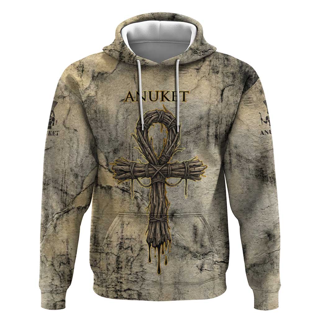 Anuket Hoodie Egyptian Queen of the Cataracts Ankh Symbol