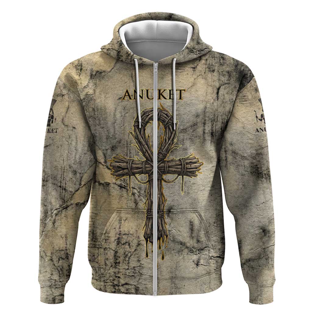 Anuket Hoodie Egyptian Queen of the Cataracts Ankh Symbol