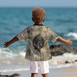 Anuket Kid Hawaiian Shirt Egyptian Queen of the Cataracts Ankh Symbol