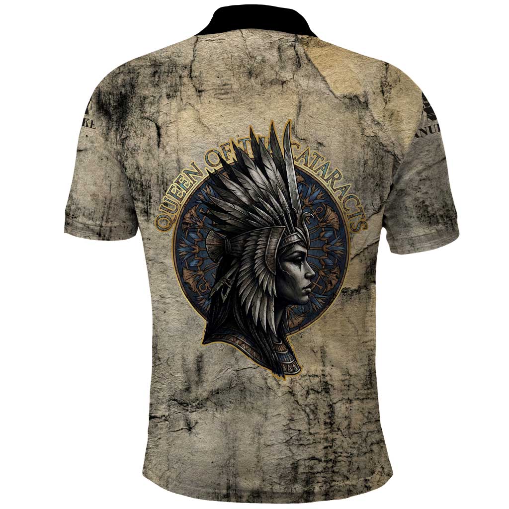 Anuket Polo Shirt Egyptian Queen of the Cataracts Ankh Symbol