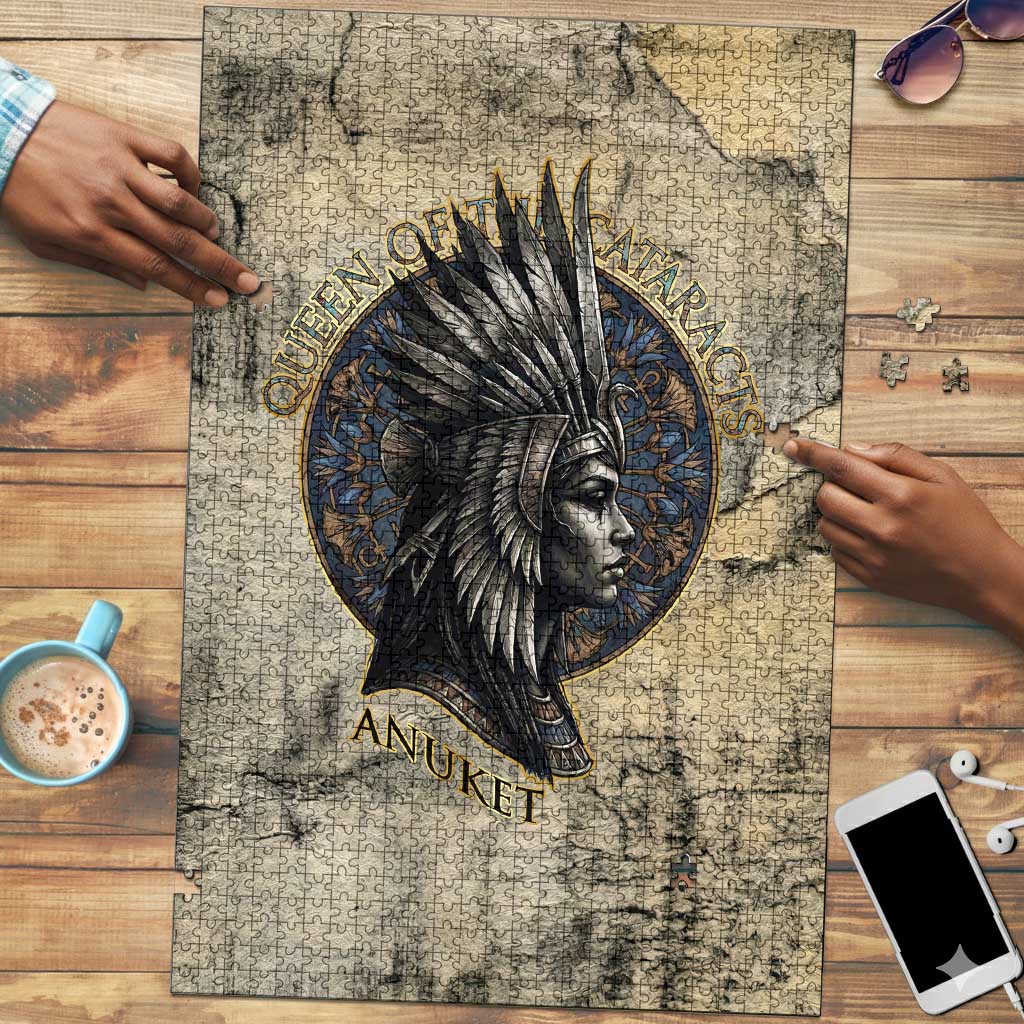 Anuket Puzzle Egyptian Queen of the Cataracts Ankh Symbol