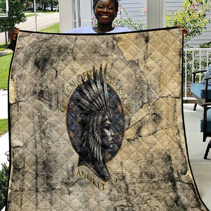 Anuket Quilt Egyptian Queen of the Cataracts Ankh Symbol