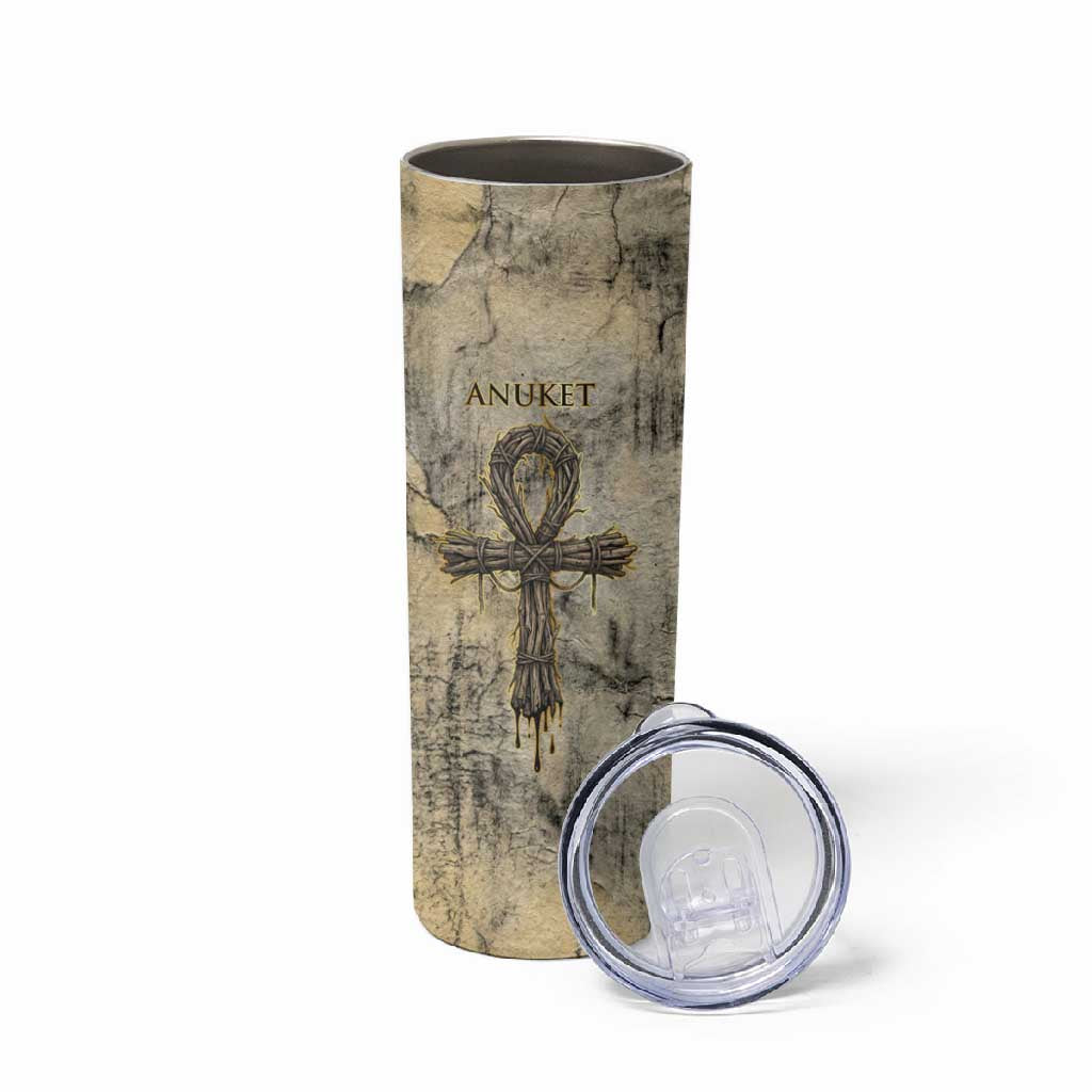 Anuket Skinny Tumbler Egyptian Queen of the Cataracts Ankh Symbol