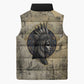 Anuket Sleeveless Puffer Jacket Egyptian Queen of the Cataracts Ankh Symbol