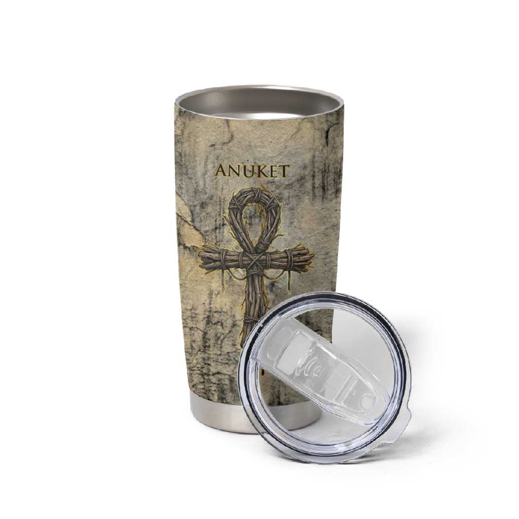 Anuket Tumbler Cup Egyptian Queen of the Cataracts Ankh Symbol