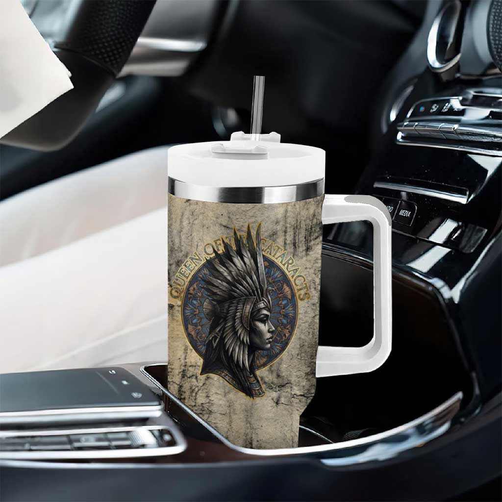 Anuket Tumbler With Handle Egyptian Queen of the Cataracts Ankh Symbol