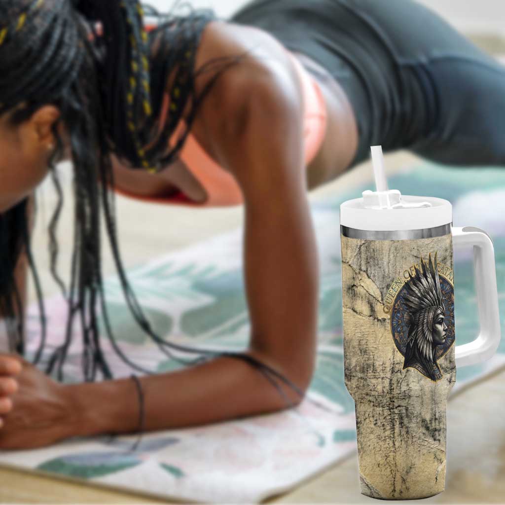 Anuket Tumbler With Handle Egyptian Queen of the Cataracts Ankh Symbol