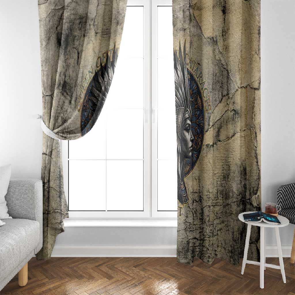 Anuket Window Curtain Egyptian Queen of the Cataracts Ankh Symbol