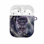 Bastet Egyptian AirPods Case Cat Goddess Cosmic Protector Moon Magic Night Sky