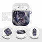 Bastet Egyptian AirPods Case Cat Goddess Cosmic Protector Moon Magic Night Sky