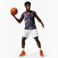 Bastet Egyptian Basketball Jersey Cat Goddess Cosmic Protector Moon Magic Night Sky