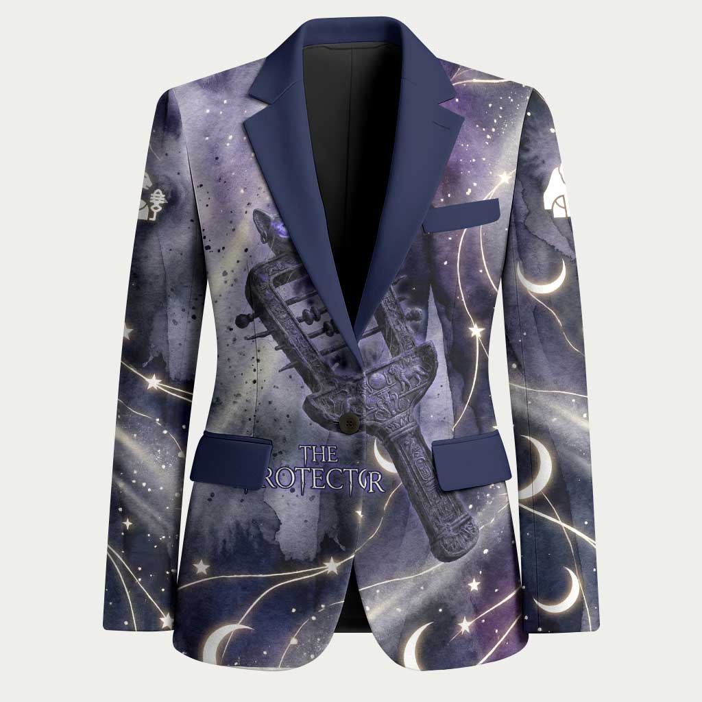 Bastet Egyptian Blazer Cat Goddess Cosmic Protector Moon Magic Night Sky