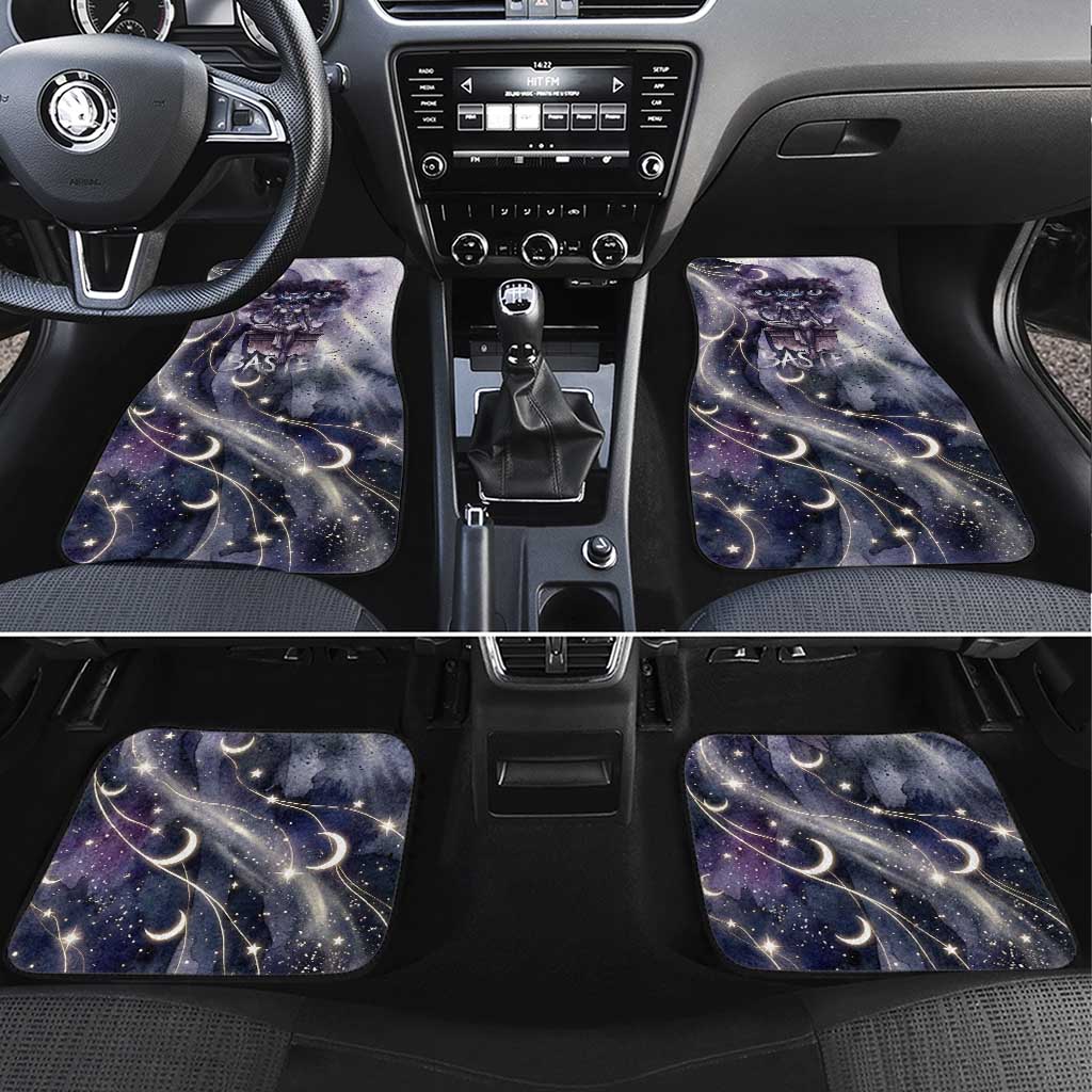 Bastet Egyptian Car Mats Cat Goddess Cosmic Protector Moon Magic Night Sky