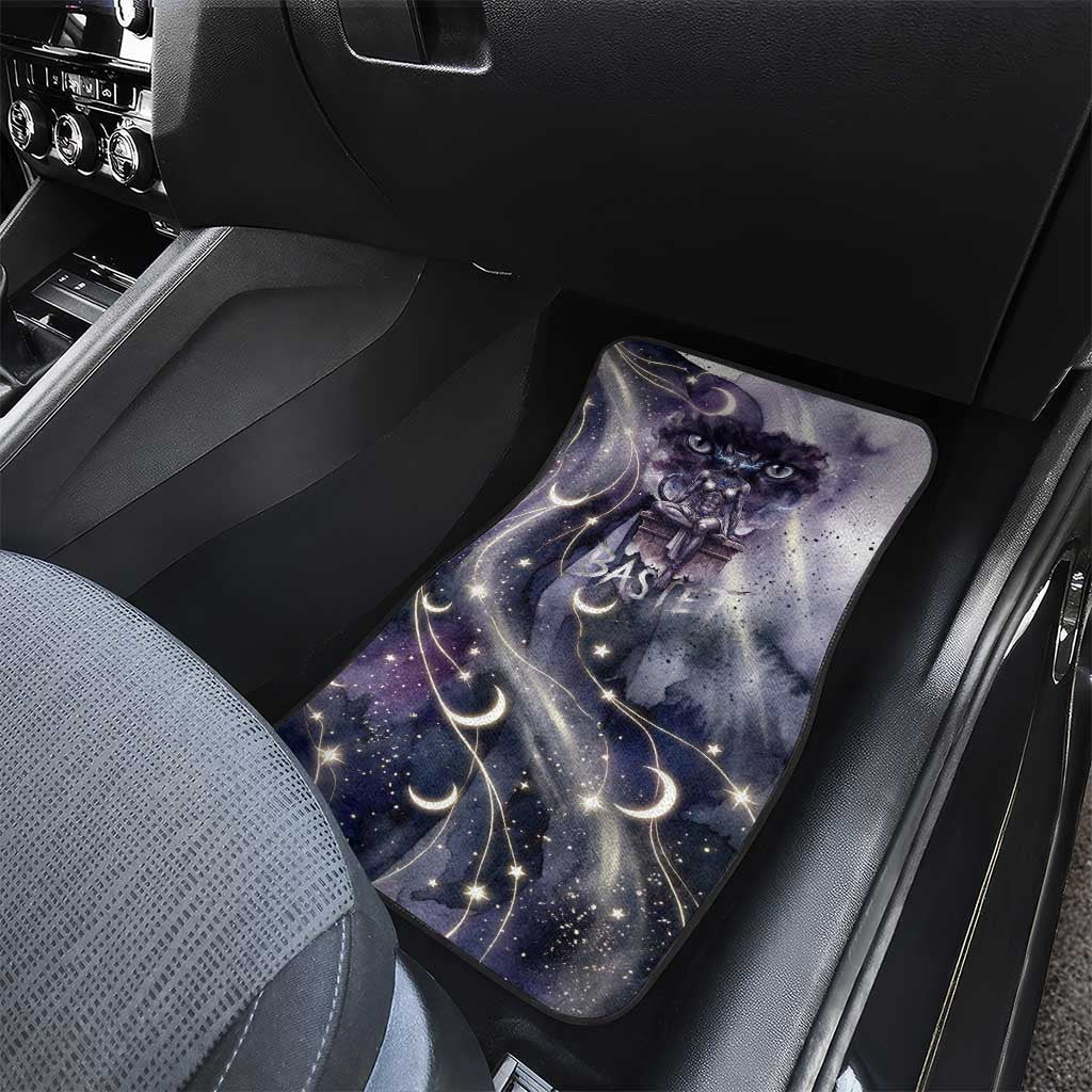 Bastet Egyptian Car Mats Cat Goddess Cosmic Protector Moon Magic Night Sky