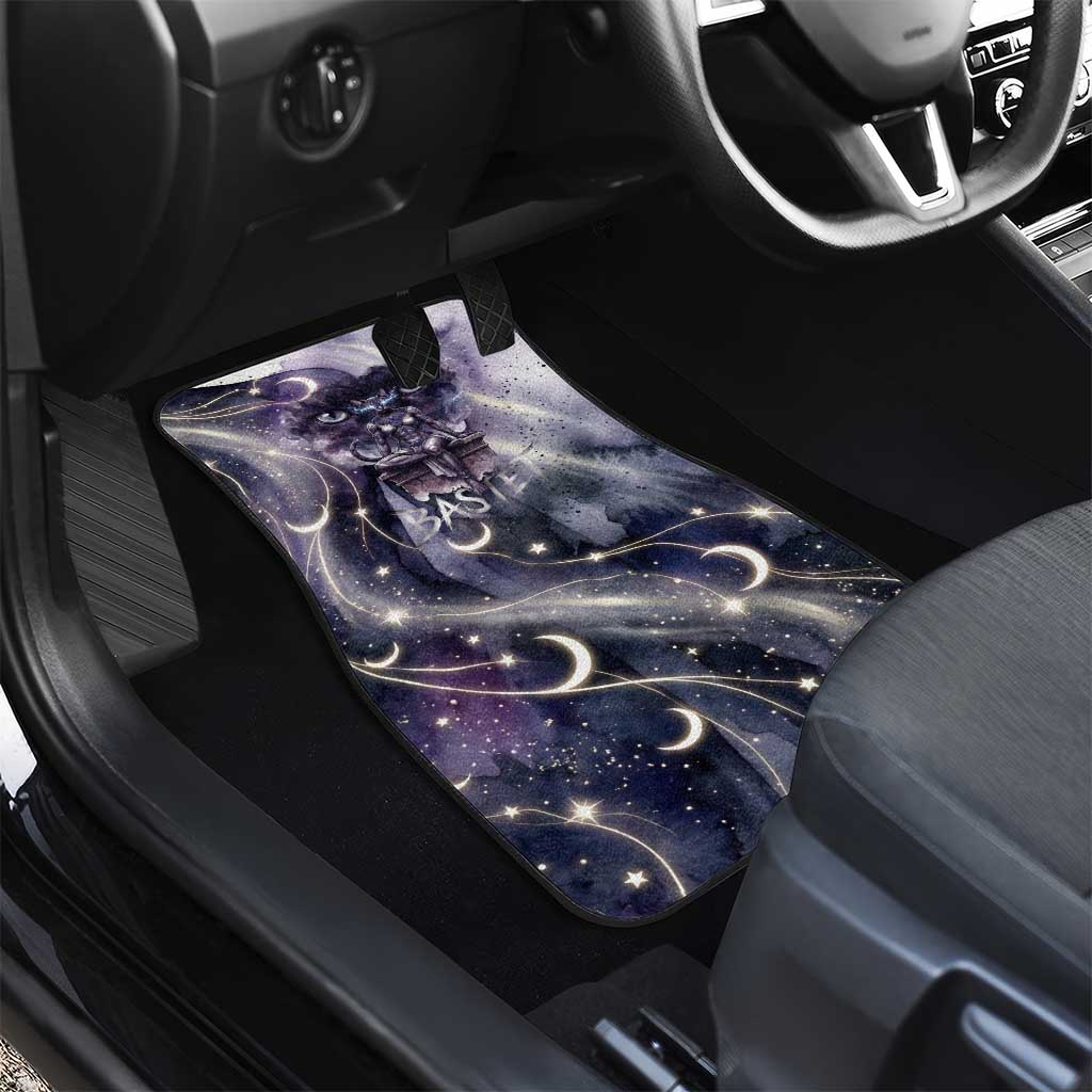 Bastet Egyptian Car Mats Cat Goddess Cosmic Protector Moon Magic Night Sky