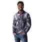 Bastet Egyptian Long Sleeve Polo Shirt Cat Goddess Cosmic Protector Moon Magic Night Sky