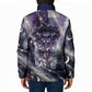 Bastet Egyptian Padded Jacket Cat Goddess Cosmic Protector Moon Magic Night Sky