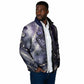 Bastet Egyptian Padded Jacket Cat Goddess Cosmic Protector Moon Magic Night Sky