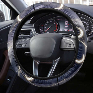 Bastet Egyptian Steering Wheel Cover Cat Goddess Cosmic Protector Moon Magic Night Sky