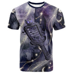Bastet Egyptian T shirt Cat Goddess Cosmic Protector Moon Magic Night Sky